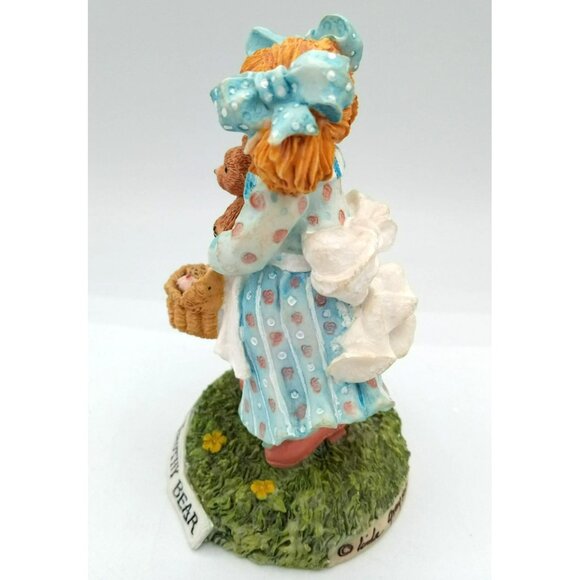 Tea Party Teddies Heather And Timothy Bear Figurine Linda Grayson 1996 4.5 Inch - Picture 7 of 15